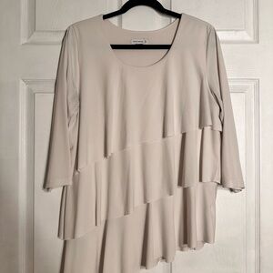 Susan Graver Cream Blouse